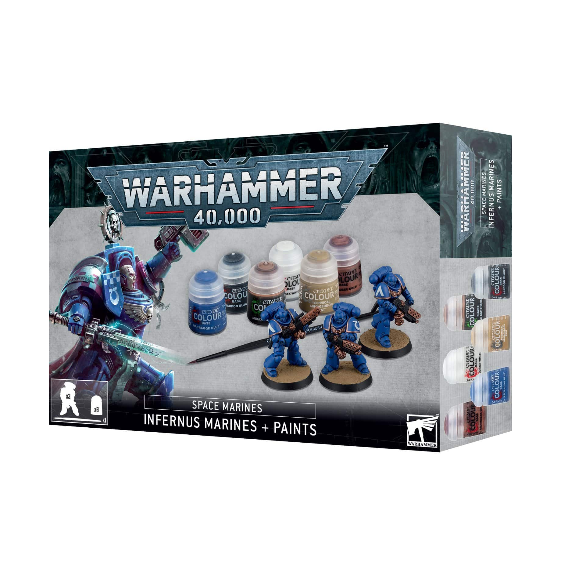 Space Marines Infernus Paint Set