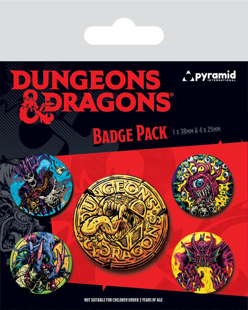 Dungeons & Dragons Pin Badge Set Beastly