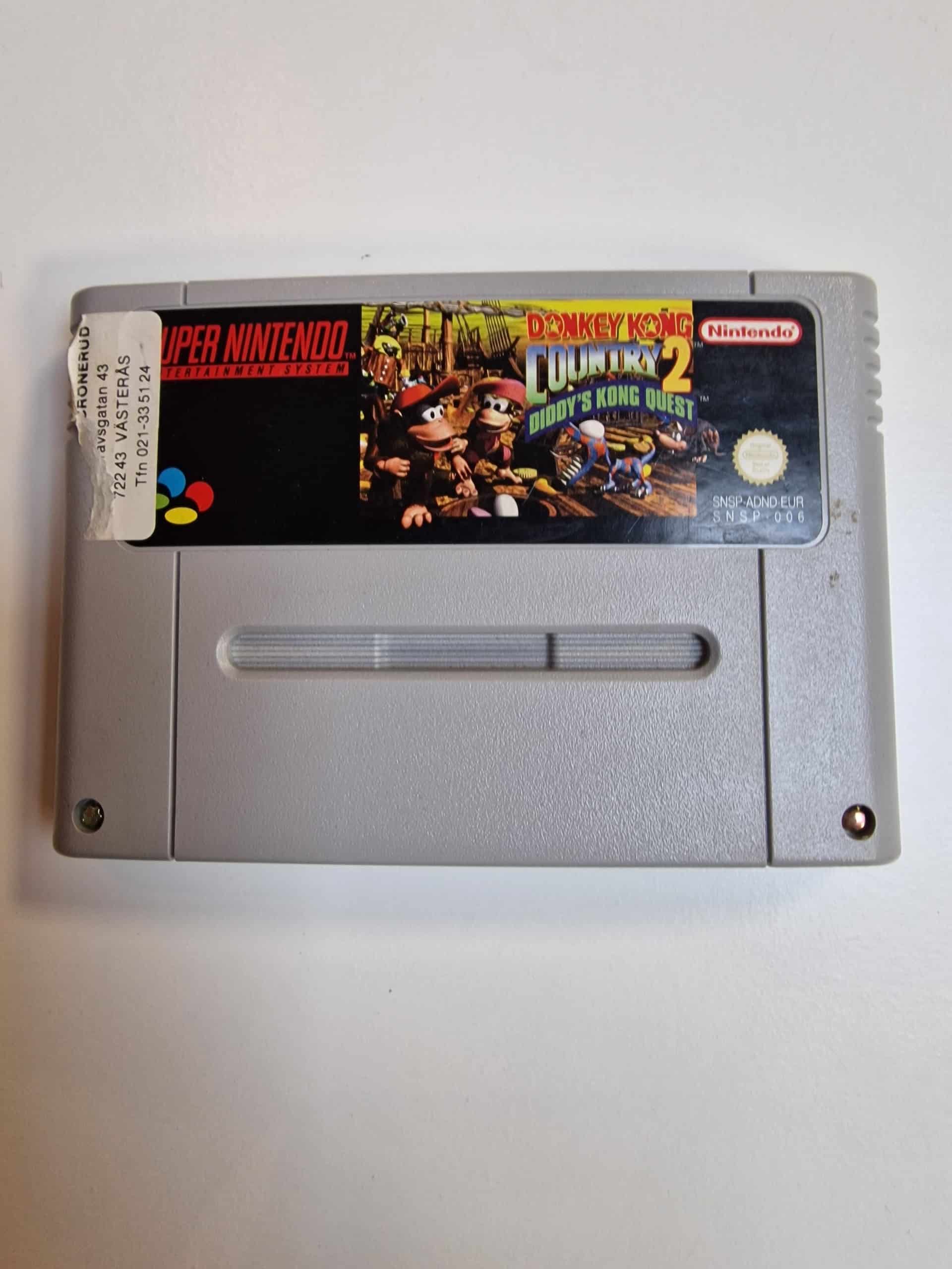 BRUGT - SNES - Donkey Kong Country 2: Diddy's Kong Quest