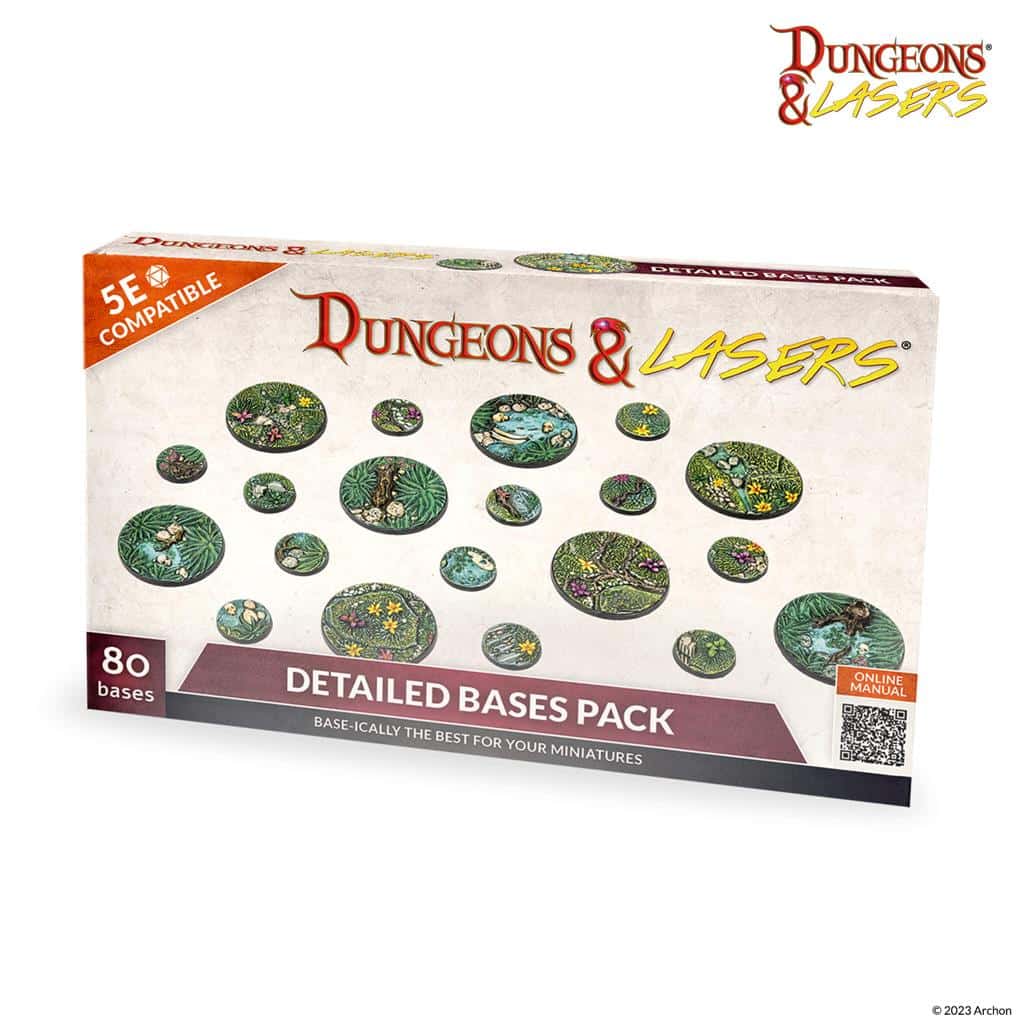 Dungeons & Lasers Detailed Bases Pack