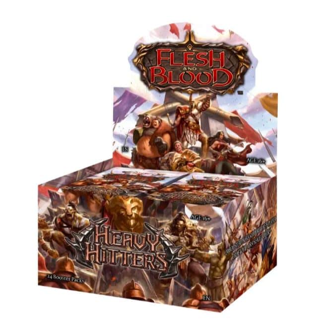 Flesh & Blood Heavy Hitters Booster Display