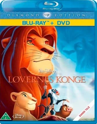 Blu-Ray: Løvernes Konge (Diamond Edition)