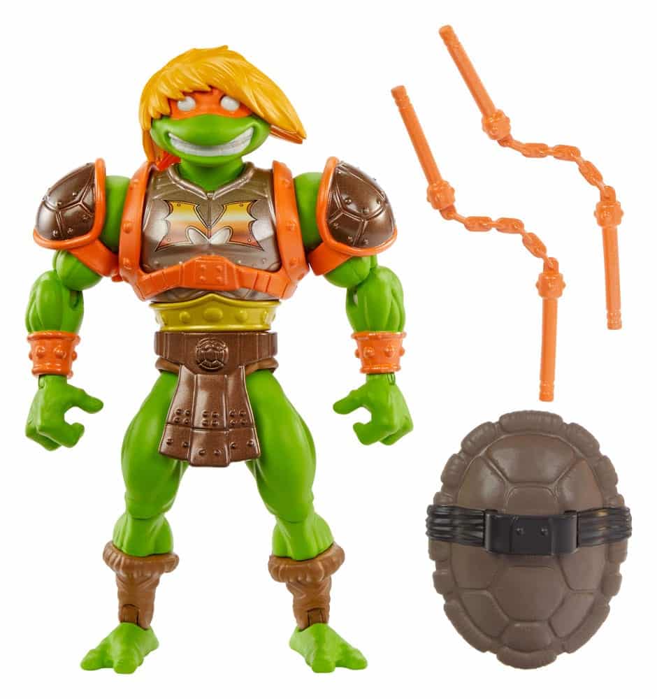 MOTU X TMNT Turtles of Grayskull Michelangelo