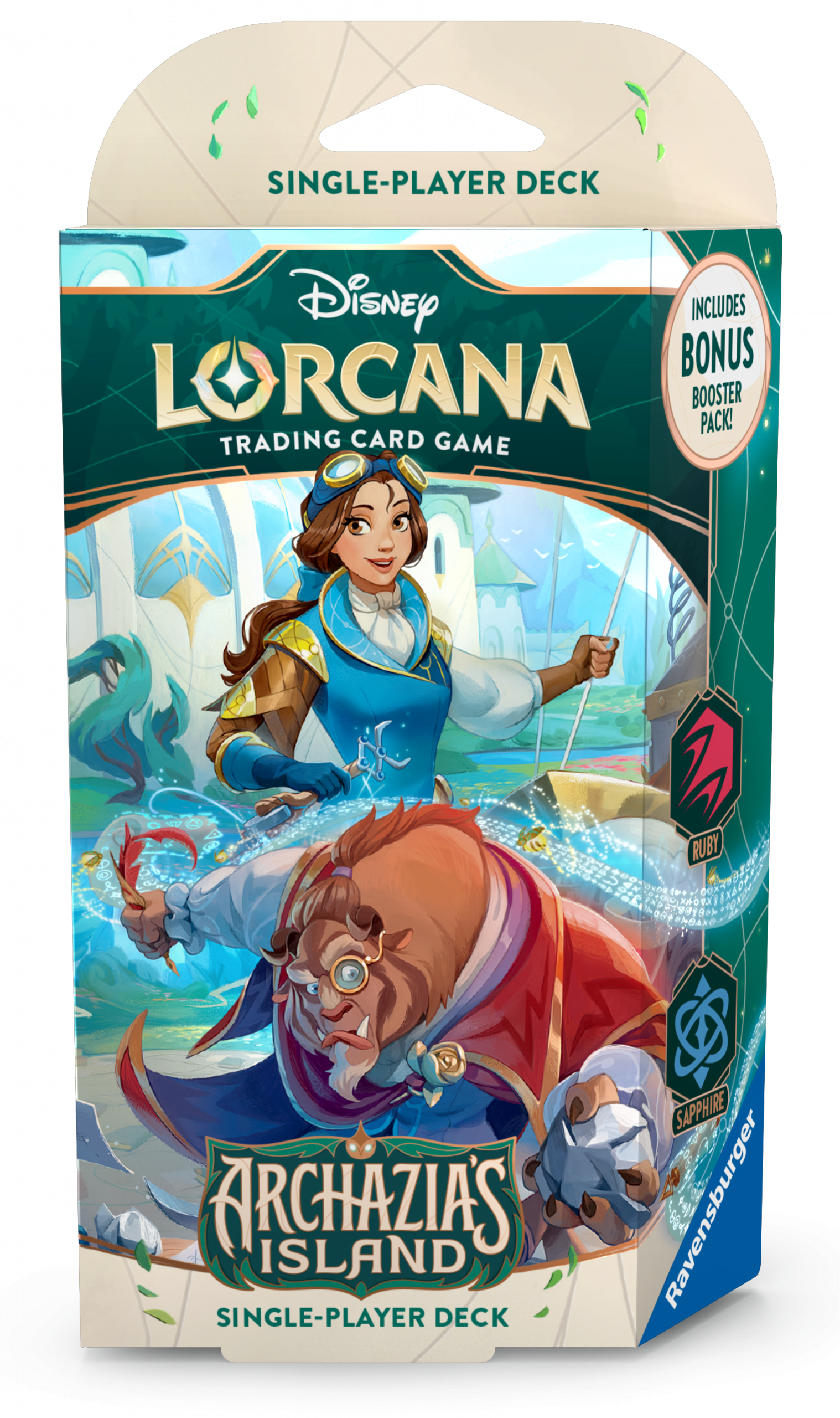 Disney Lorcana Archazia's Island Starter Deck Belle & Beast